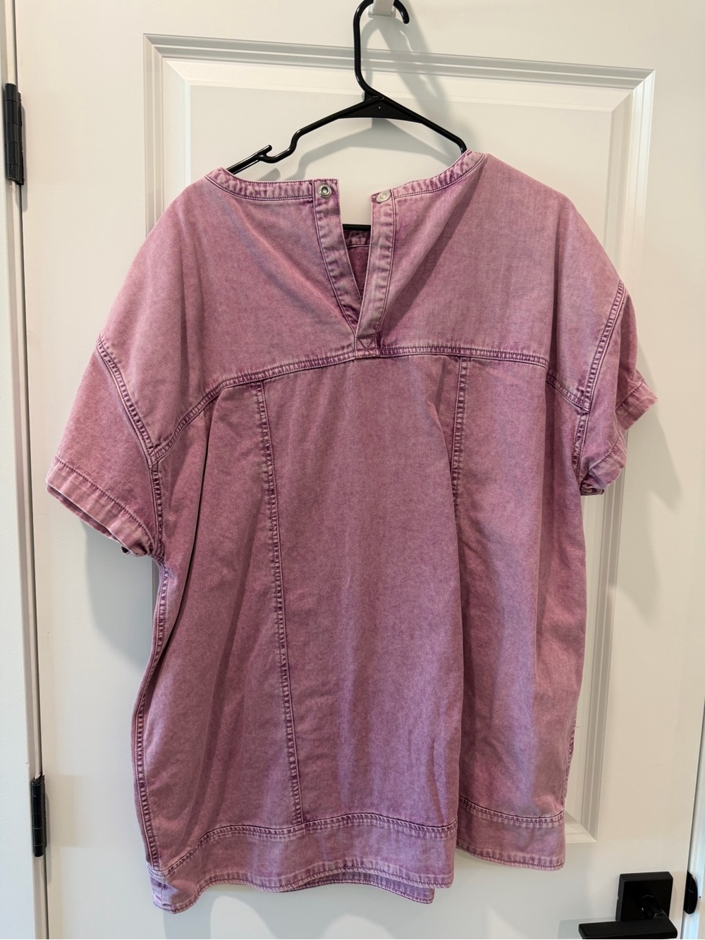Free people washed women’s purple mini dress - Picture 6 of 7